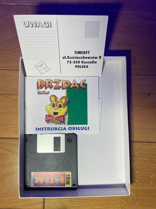 Brzdąc | edukacyjna gra dla dzieci, Big Box PC, dyskietka 3,5" 1995