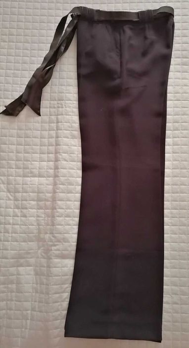 Calças formais castanhas mulher La Redoute