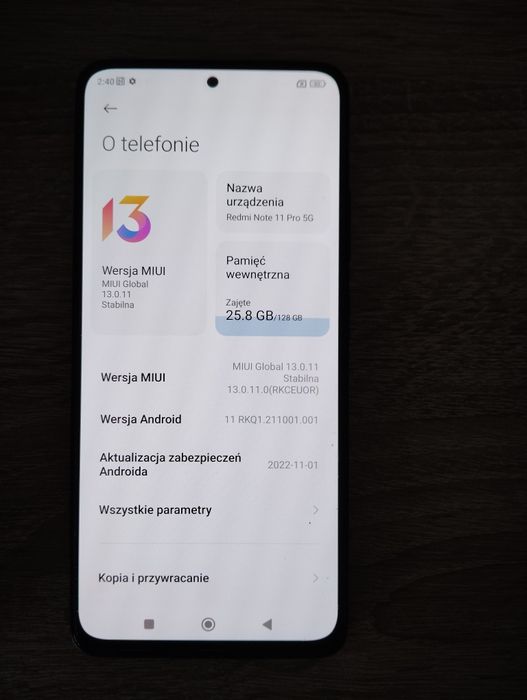 Xiaomi Redmi Note 11 Pro