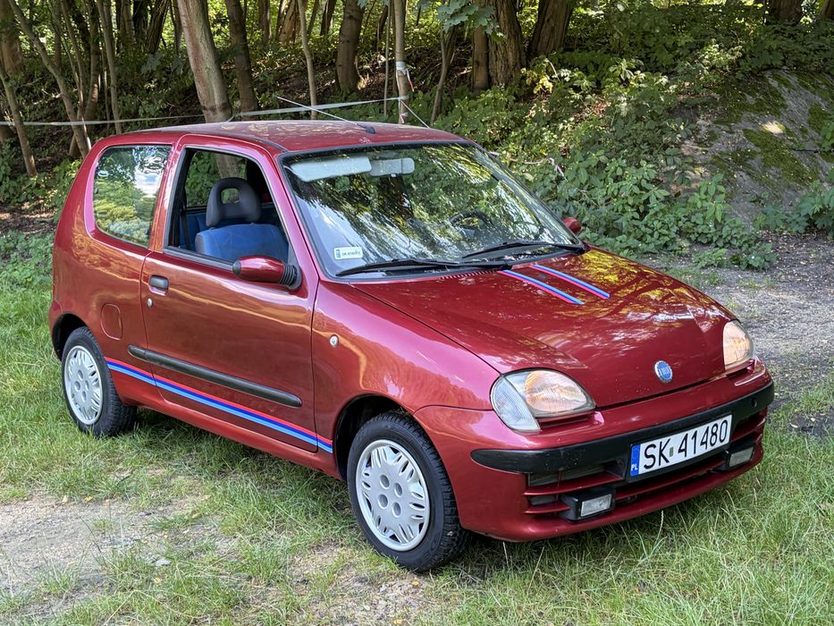 Fiat Seicento SX 1.1 MPI 55KM Wspomaganie Elektryczne szyby Centralny zamek Nowe progi Niski przebieg Zamiana