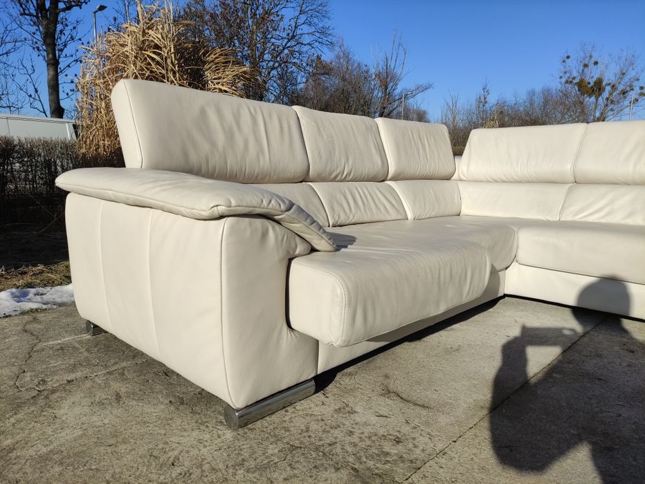 Skórzany narożnik/ rogówka/wypoczynek-skóra naturalna! Ewald Schillig