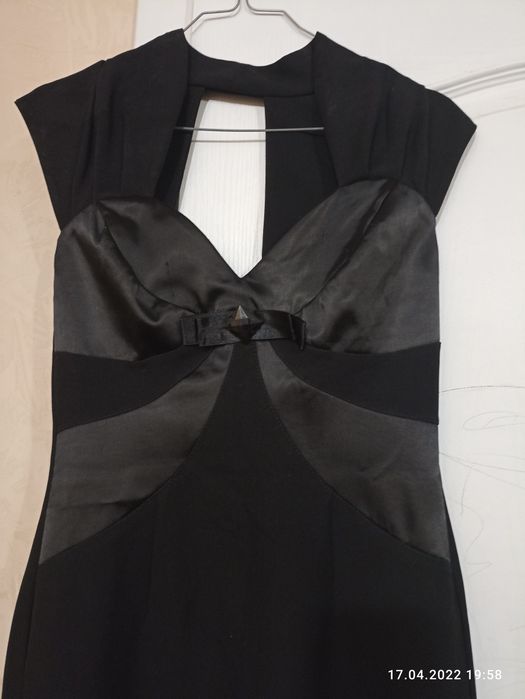 Платье чёрное короткое