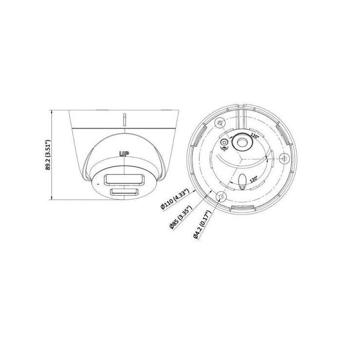 DS-2CD1343G2-LIUF/SL 2.8mm PL Hikvision kamera 4Mpx audio IP67