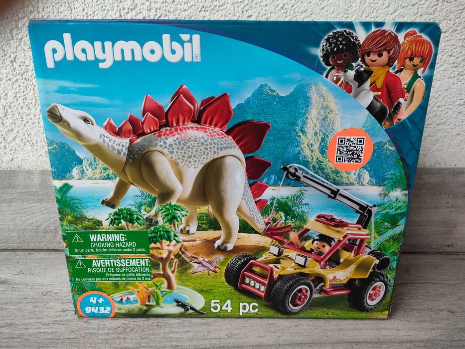 Playmobil Dinos 9432 Dinozaur Stegozaur Pojazd Badawczy NOWY W-wa Lego