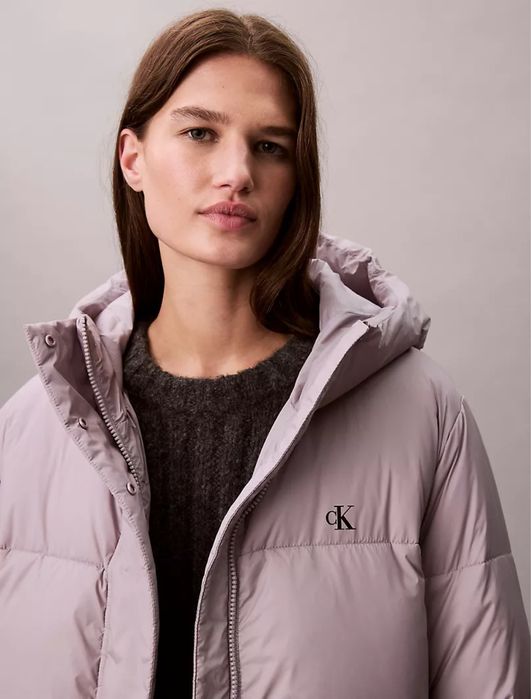 Куртка Calvin Klein M пуховик зимова удлиненная курточка