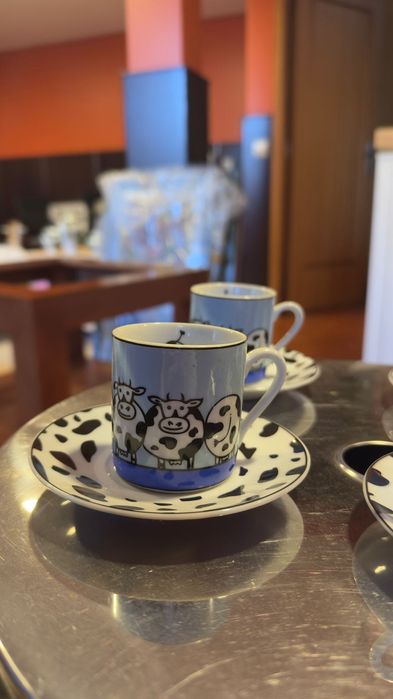 Conjunto de chávenas de café
