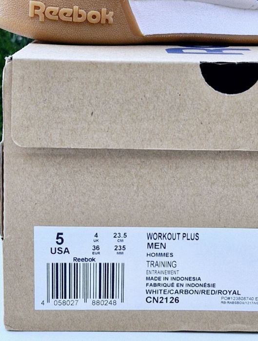 Оригінальні кросівки Reebok Workout Plus