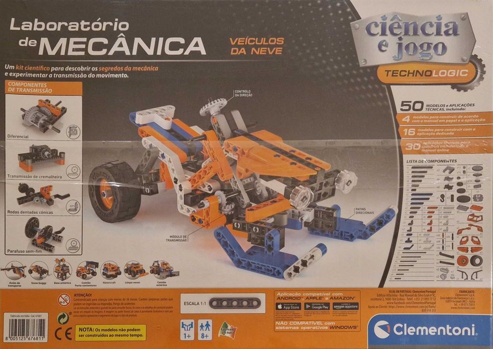 Jogo de construção - Laboratório de Mecânica - Veículos de Neve