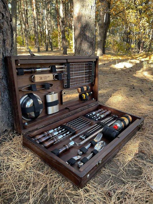 Набір шампурів у кейсі ХАМЕЛЕОН 2.0 BS92 Набор шампуров в кейсе