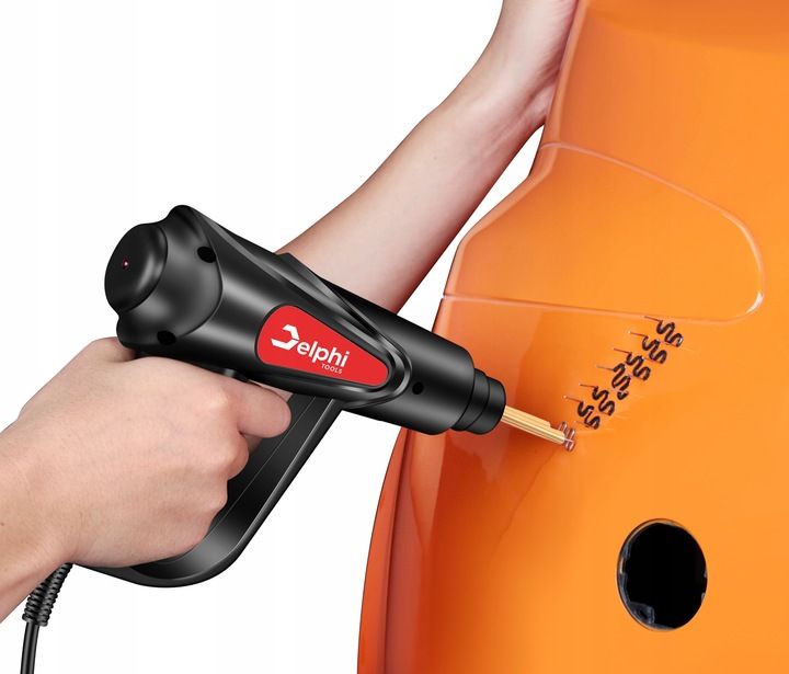 Spawarka Zgrzewarka Do Plastiku Zestaw 1200 Zszywek Lutownica Zszywark