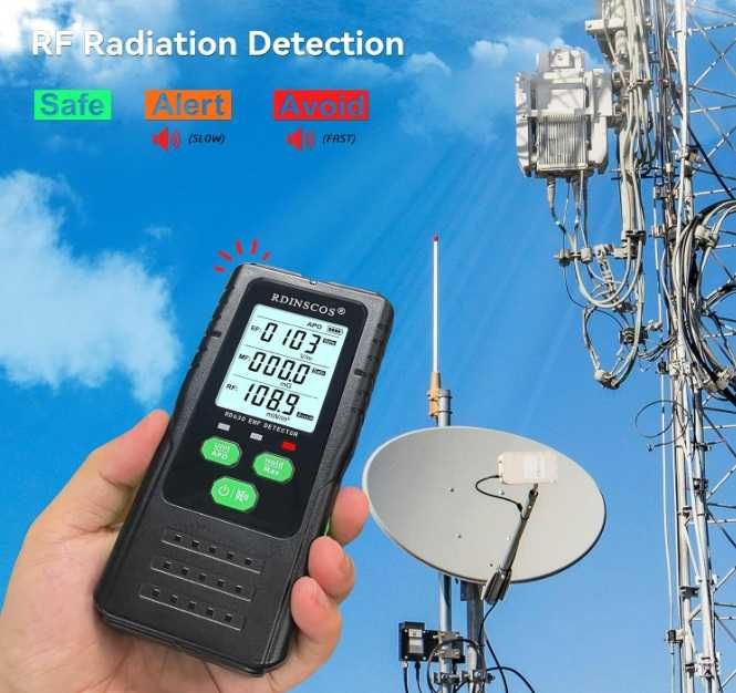 Вимірювач електромагнітного випромінювання 3-в-1 RDINSCOS RD630W