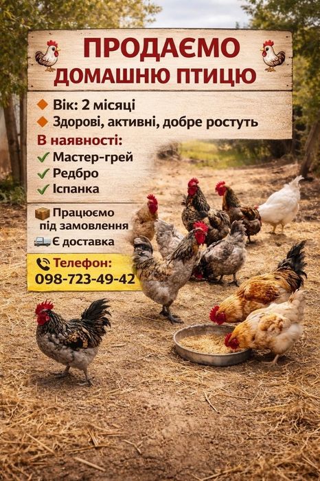 Продаємо 135
 Вирощена в домашніх умовах
Вік: 2 м