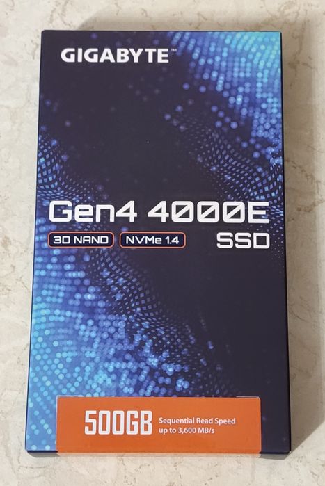 NOWY dysk SSD Gigabyte Gen4 4000E M.2 2280 NVMe PCIe - 500GB