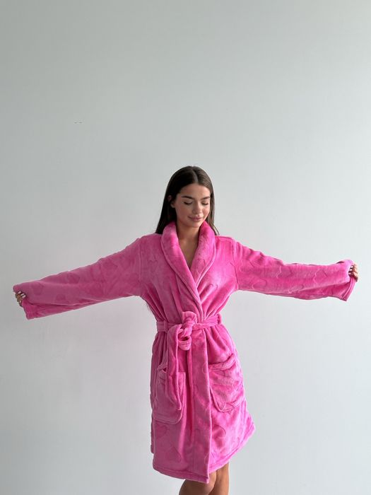 Халат Victoria’s Secret рожевий плюшевий оригінальний