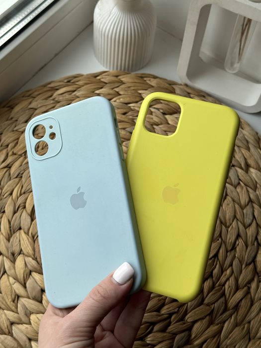 5 чехлів на айфон 11 + 2 скла та плівка на задню панель