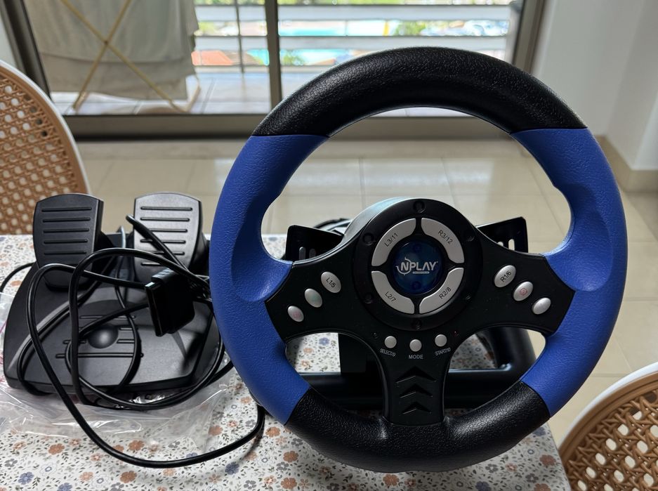 VOLANTE NPLAY COMPATIVEL COM PS2 , PS3 e PC
