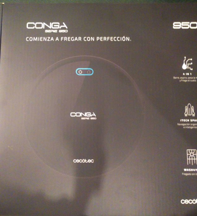 Robot aspirador Cecotec Conga série 950 - Novo.