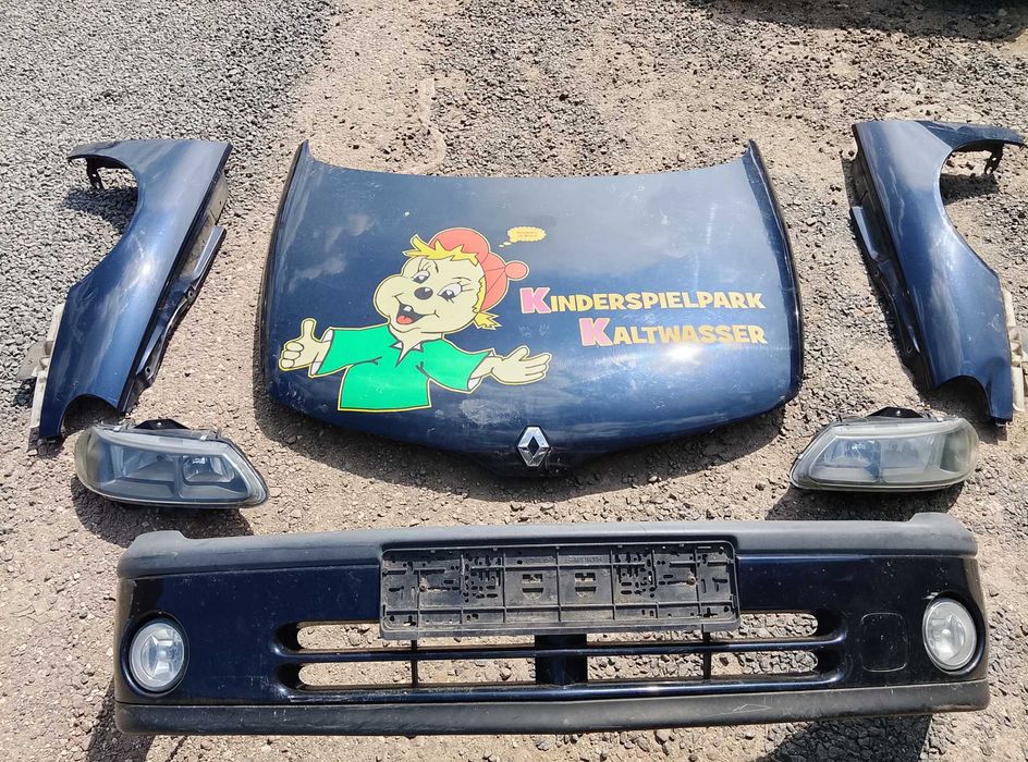 Бампер, Капот, Крила. Фари Renault Laguna 1, Рестайлінг від 1998 року