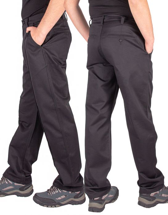 Spodnie Robocze Potrójne Szwy W Kantkę Mocne 34/32