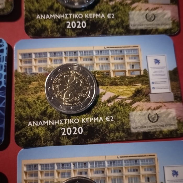Moeda Coincard Chipre 2020
