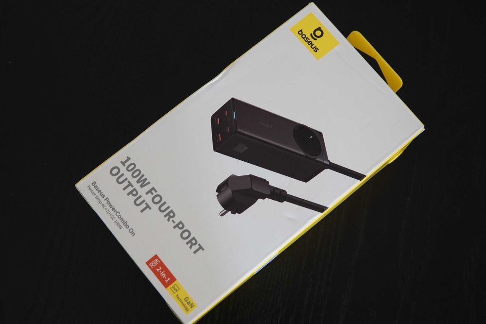 Baseus Gan3 Pro Carregador 100W 2xUSB-C 2xUSB