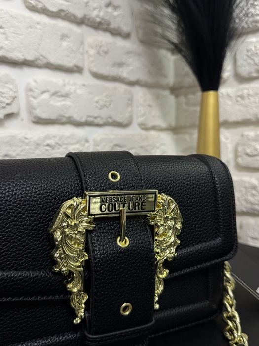 Жіноча сумка Versace Couture premium чорного кольору