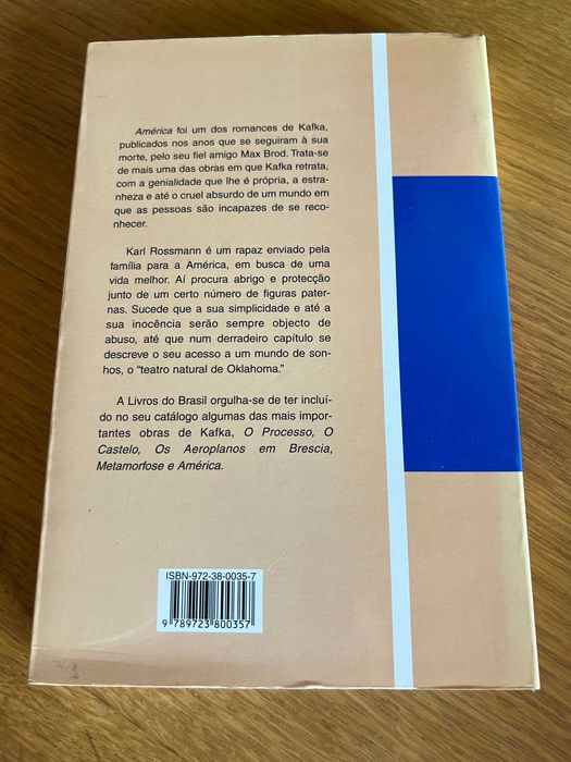 AMÉRICA    Franz Kafka