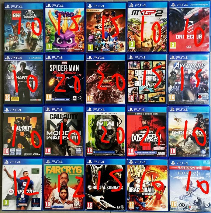 Jogos Playstation 4 (PS4 / PS5)