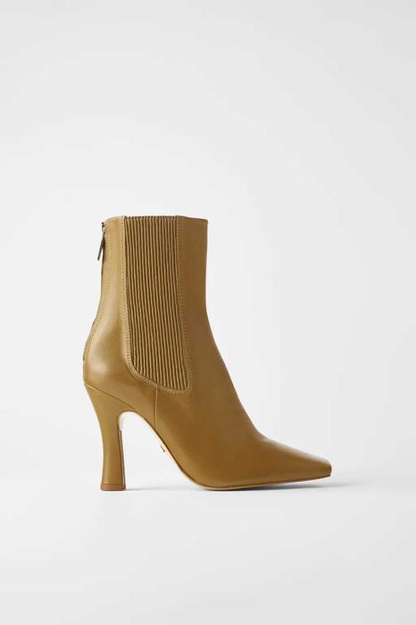 Нові Шкіра черевики Zara 37 чобітки Zara 37 чоботи