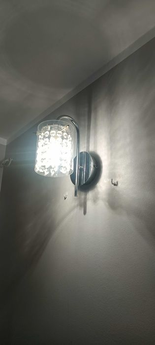 Kinkiet z kryształkami