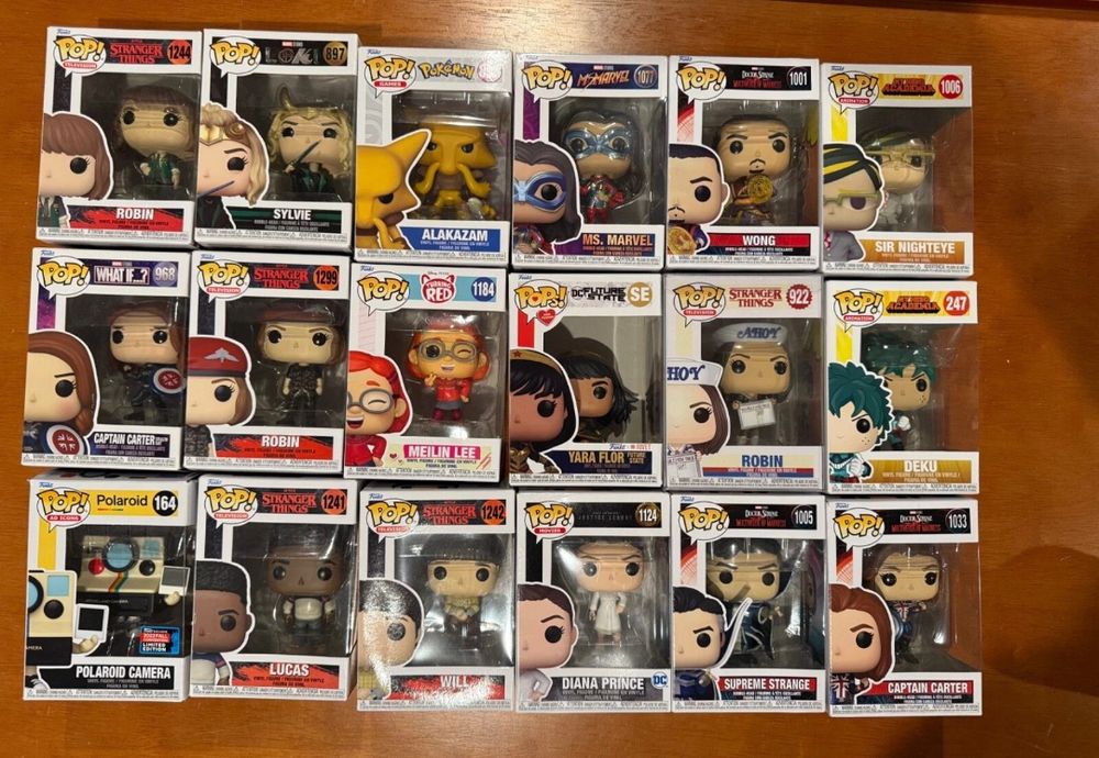 Оригінальні Funko Pop! Stranger Things, Marvel Anime(Дивитися в опис)