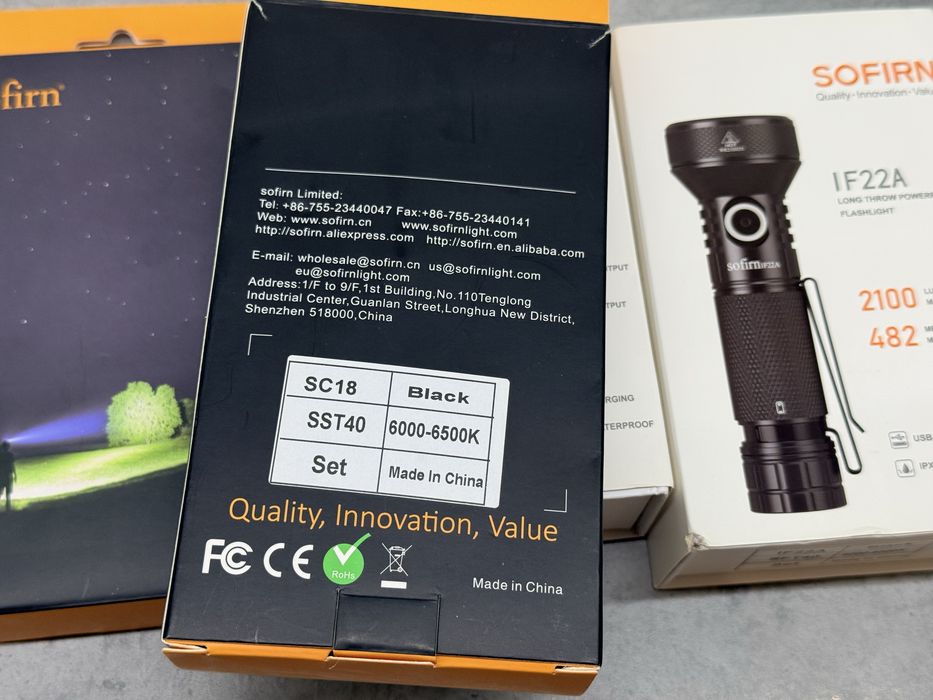 Ліхторик ручний Sofirn SC18 з АКБ 3000 mah