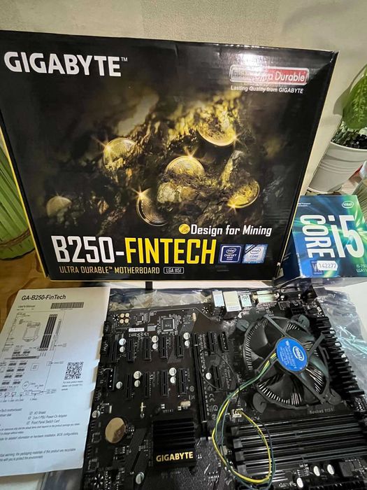 gigabyte ga b250 fintech - купити комплектуючі для ПК - Ціна на OLX.ua