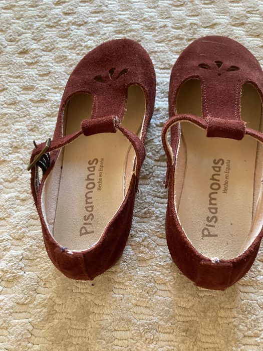 Sabrina camurça com fivela número 27