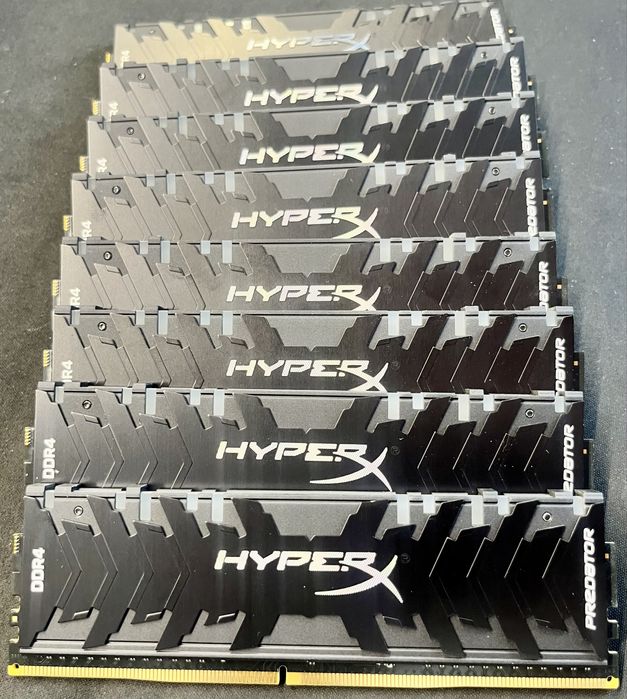 HYPERX PREDATOR RGB DDR4 4000MHz 32GB 4x8 dwa komplety