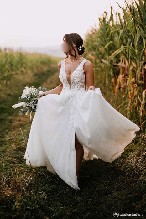 Suknia ślubna- boho/romantyczna