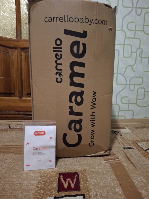 Стільчик для годування CARRELLO Caramel CRL-9501/3 Екошкіра
