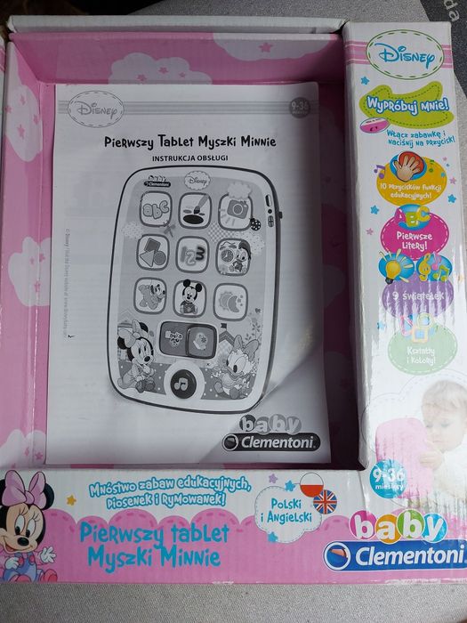 Tablet Minnie i Mickey Clementoni 9-36 miesiecy pol-ang
