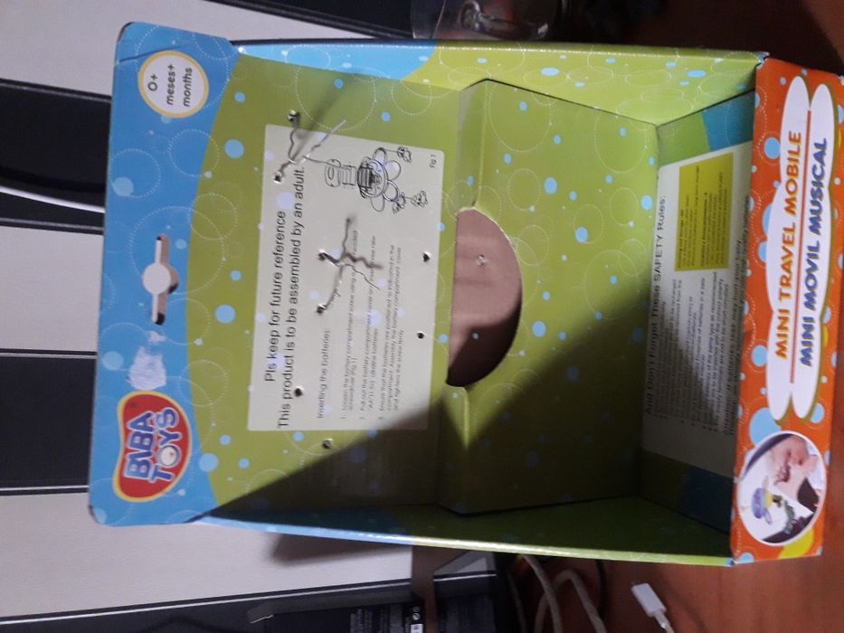 Карусель МОБИЛЬ Мини-мобиль на прищепке Biba Toys Счастливые жучки