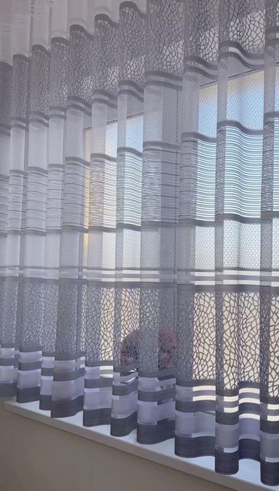 ХІТ!Коротка тюль 1.6м висота на кухню, арка, гардины жакард