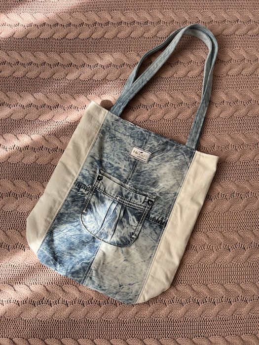 Сумка шопер джинсова