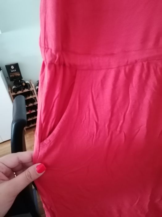 Vestido de verão de alças e bolsos laterais - Kiabi tamanho XL