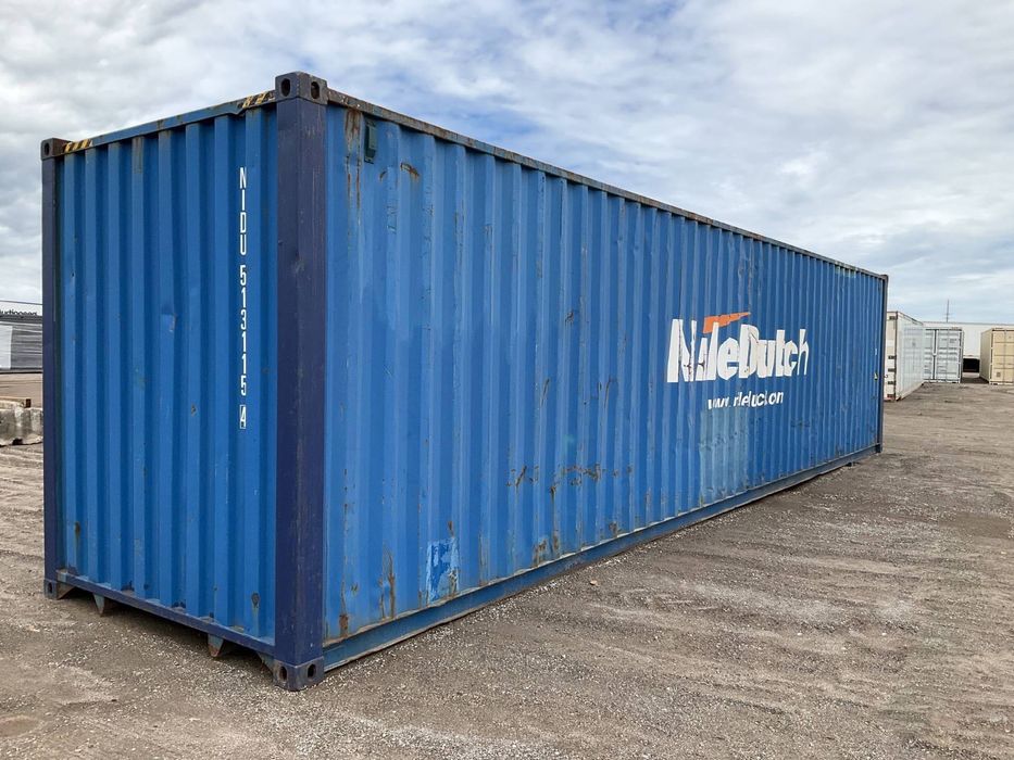 Kontener morski magazynowy 40HC 12 metrowy, podwyższany, używany