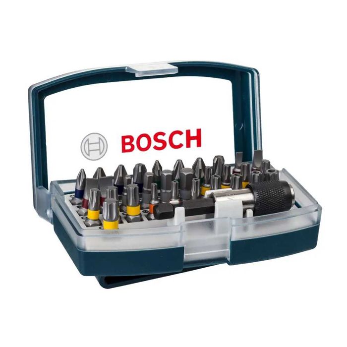 Conjunto Bits Bosch Professional 32 Peças » Aço S2 Torx Hex Ph Pz » Selado De Fábrica