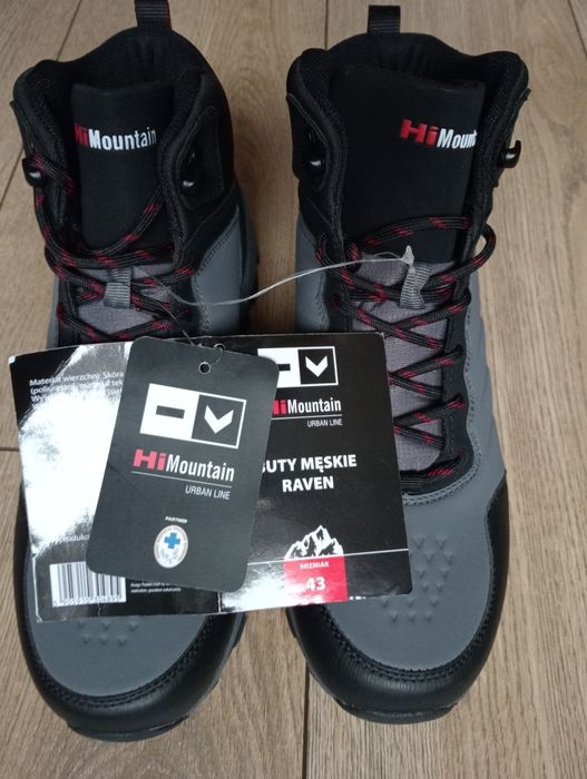 Nowe śniegowce męskie marki HiMountain 43 zimowe kozaki