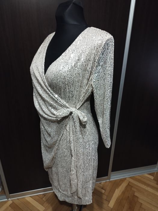 Sukienka krótka cekiny 38-44