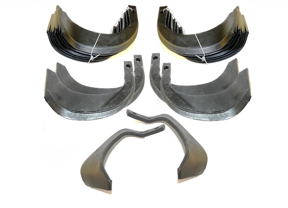 Zestaw noży 26x JPN25 do glebogryzarki Iseki Yanmar Kubota Shibaura