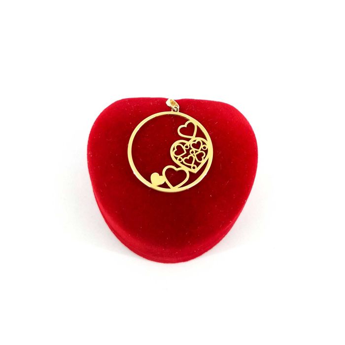 Stylowa Złota Zawieszka SERDUSZKA 585 1.31G