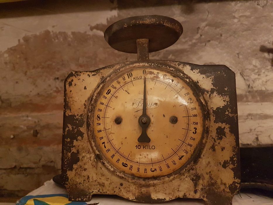 Stara waga mechaniczna FREIJA do 10 kg – sprawna, vintage