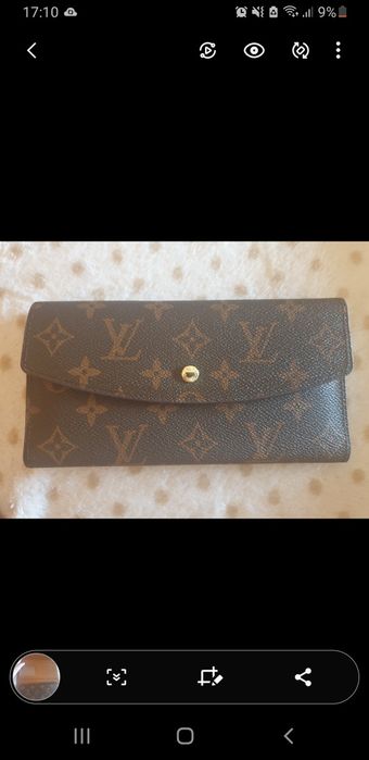 Carteira para cartões e notas